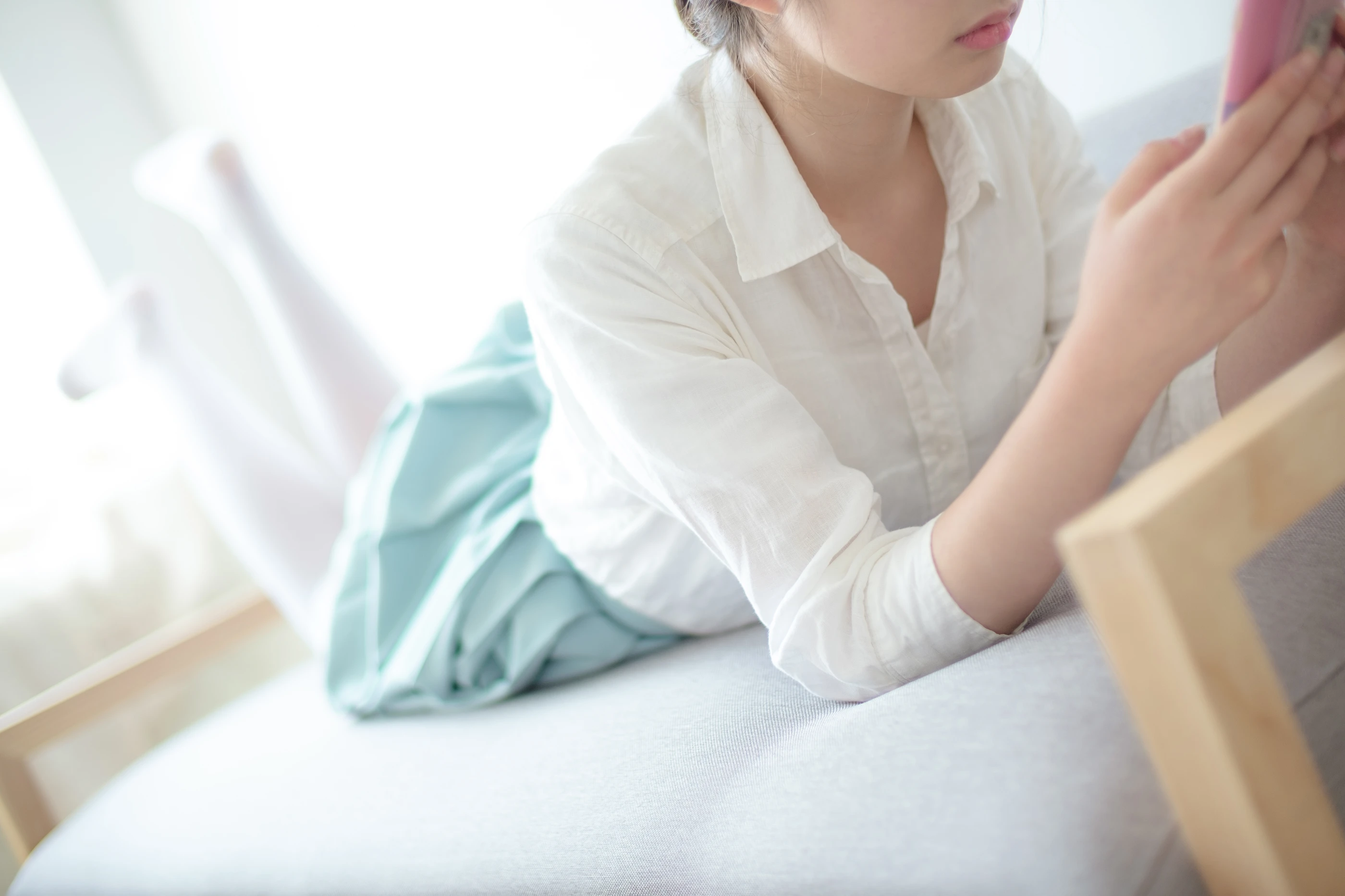森萝财团 [R15-003] 水嫩白丝 [94P]插图9